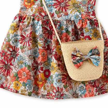 Print Puff Sleeve Dress
