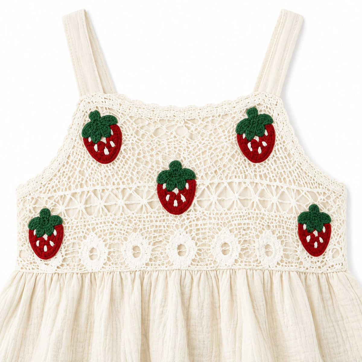 Strawberry Smocked Top and Pants Set