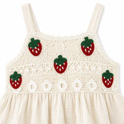 Strawberry Smocked Top and Pants Set