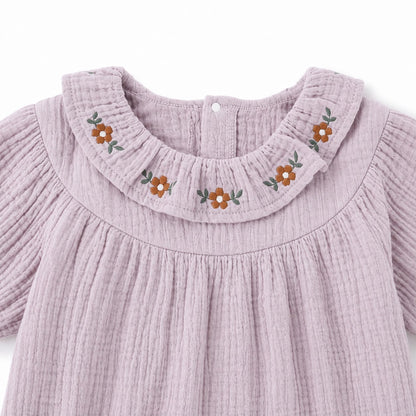 Baby Floral Collar Romper