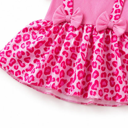 Pink Leopard Baby Dress