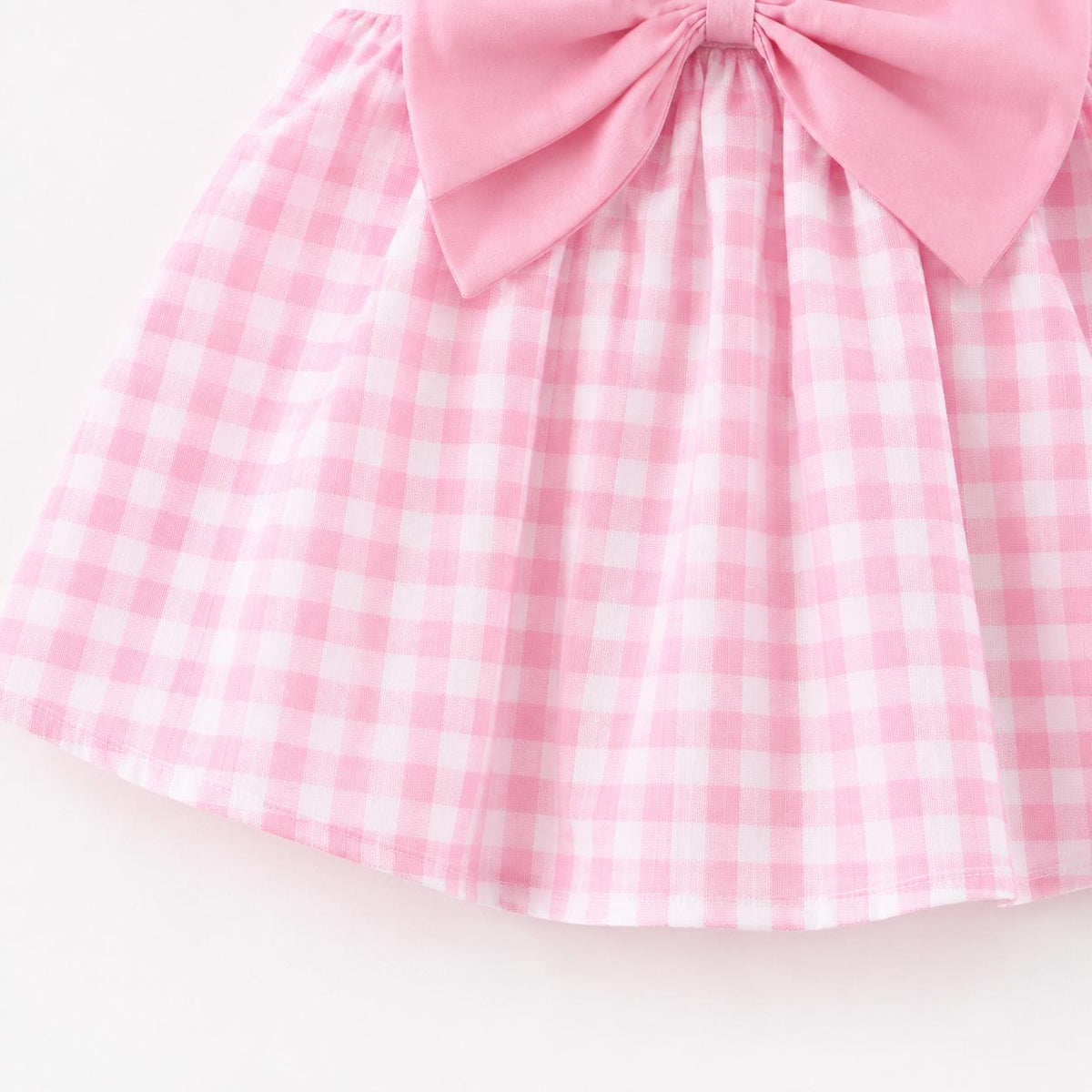 Sleeveless Gingham Baby Dress