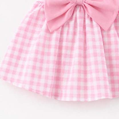 Sleeveless Gingham Baby Dress
