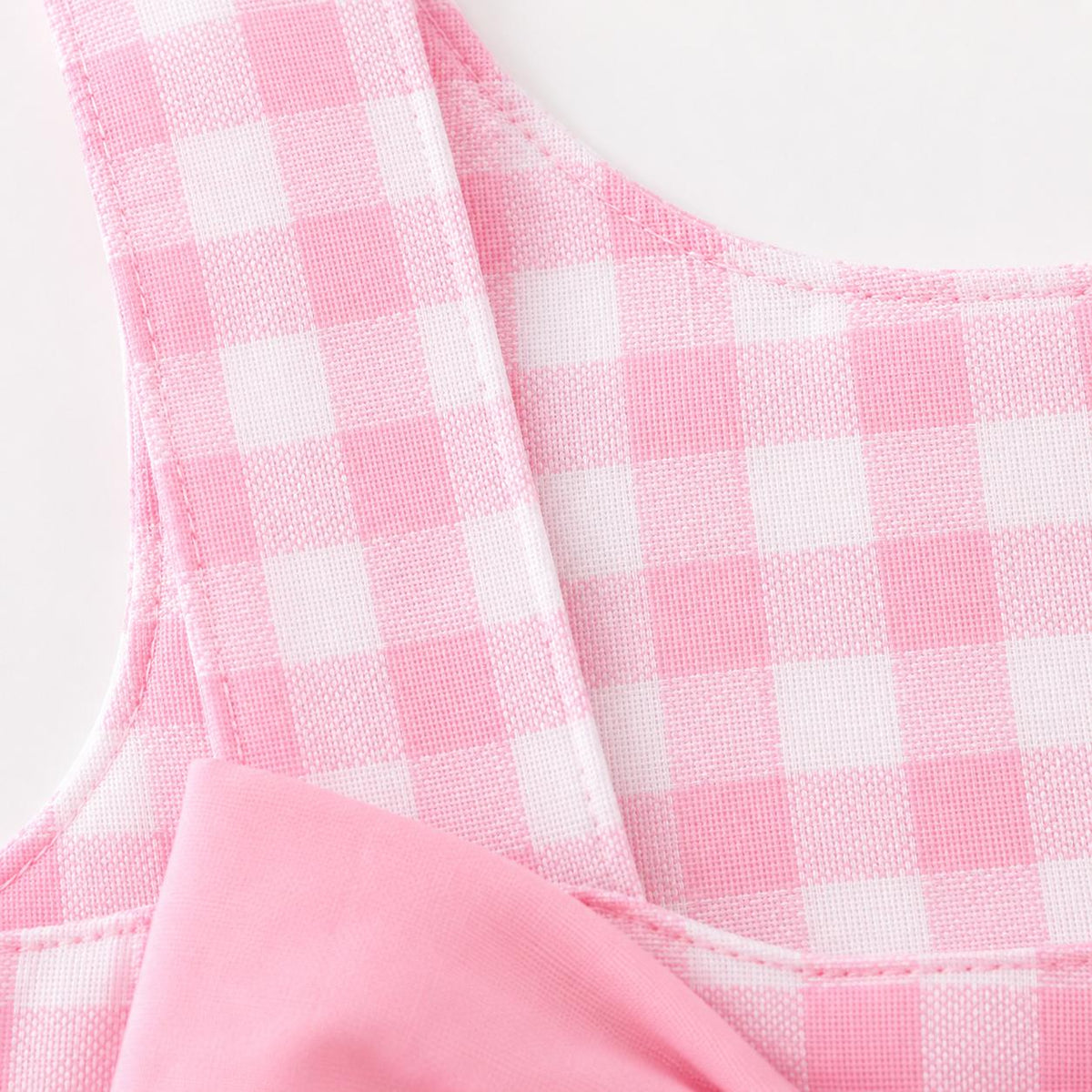 Sleeveless Gingham Baby Dress