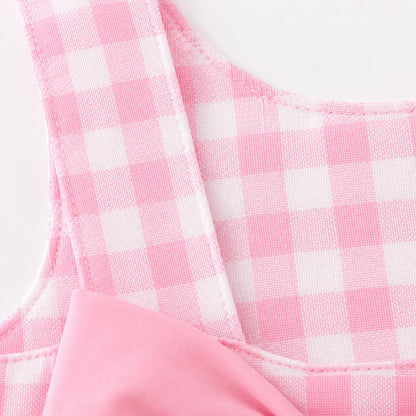 Sleeveless Gingham Baby Dress