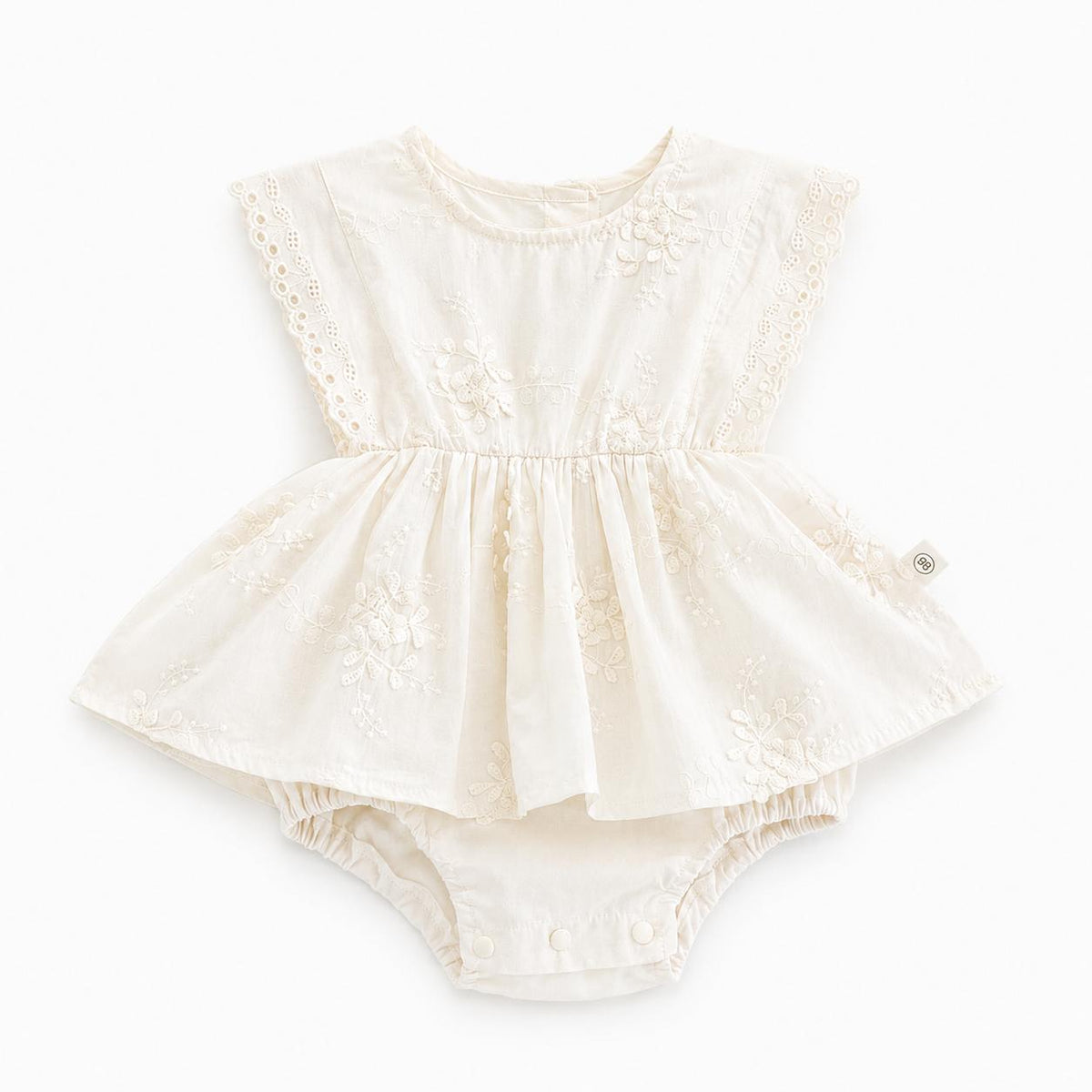 Embroidered Summer Baby Romper