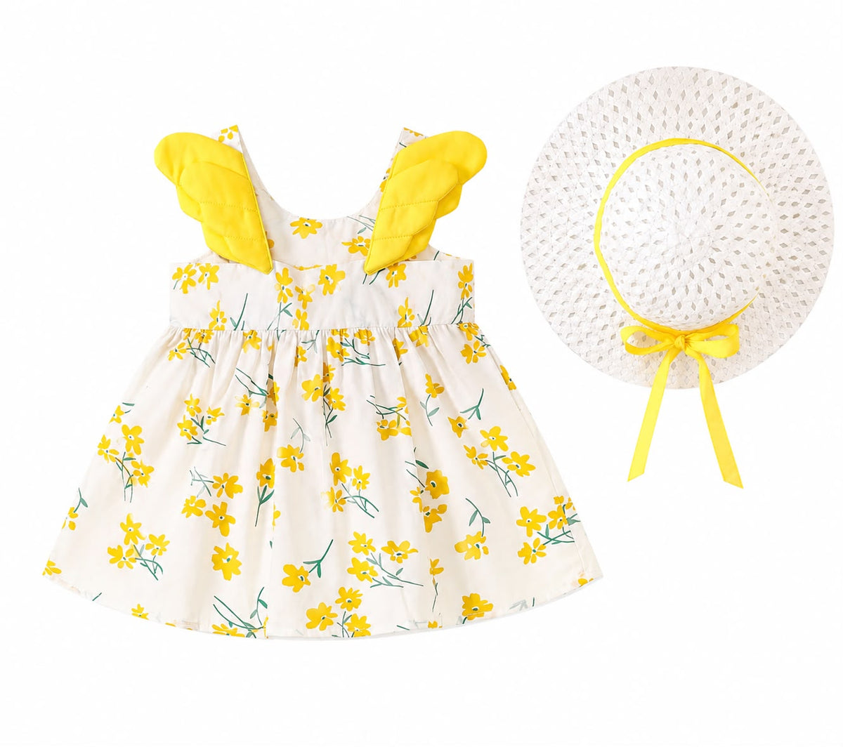 Baby Dress and Hat Set