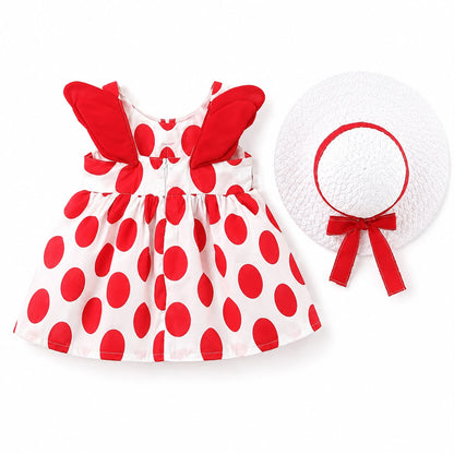 Baby Dress and Hat Set