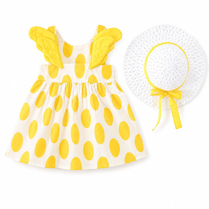 Baby Dress and Hat Set
