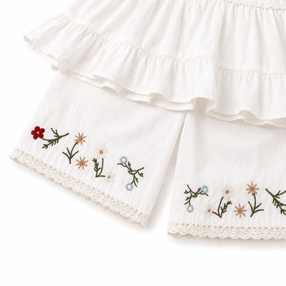 Lace Trim Toddler Set