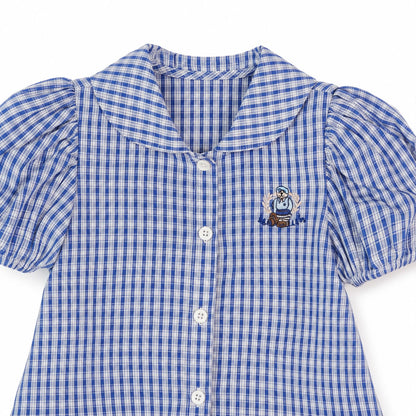 Collared Gingham Dress