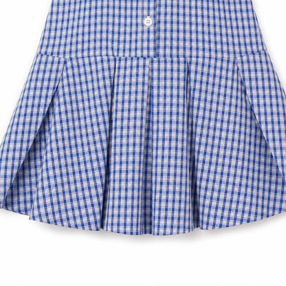 Collared Gingham Dress