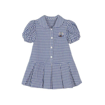 Collared Gingham Dress