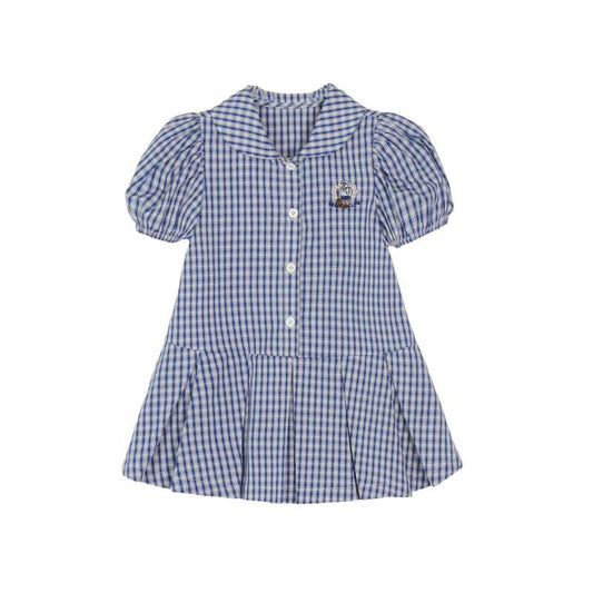 Collared Gingham Dress