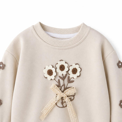 Brown Knit Two Piece Set