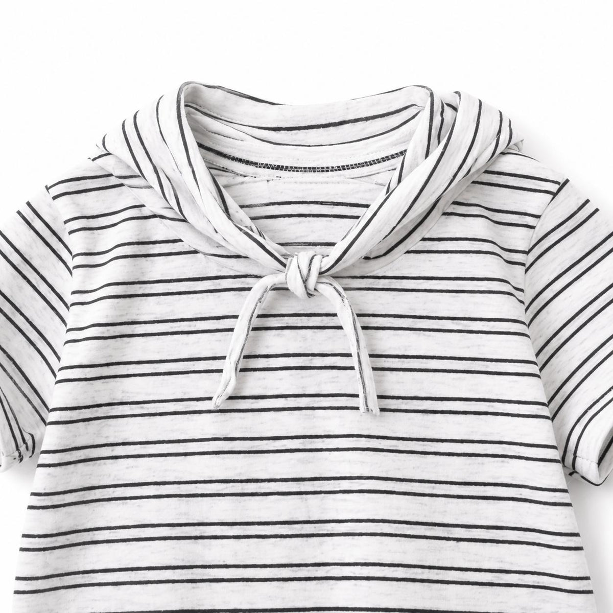 Stripe Collar Two Piece Set