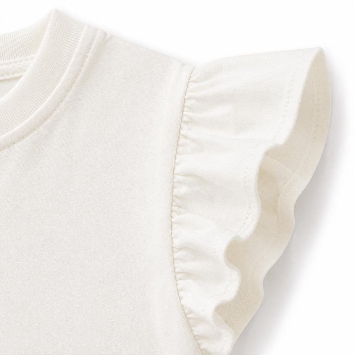 Ruffle Shoulder Top