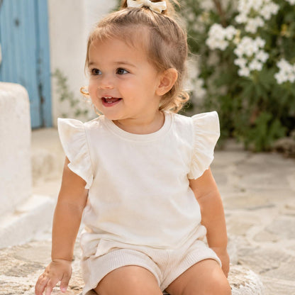 Ruffle Shoulder Top
