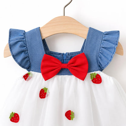Strawberry Ruffle Dress