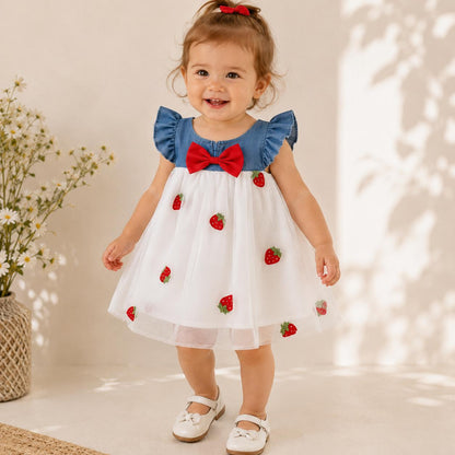 Strawberry Ruffle Dress