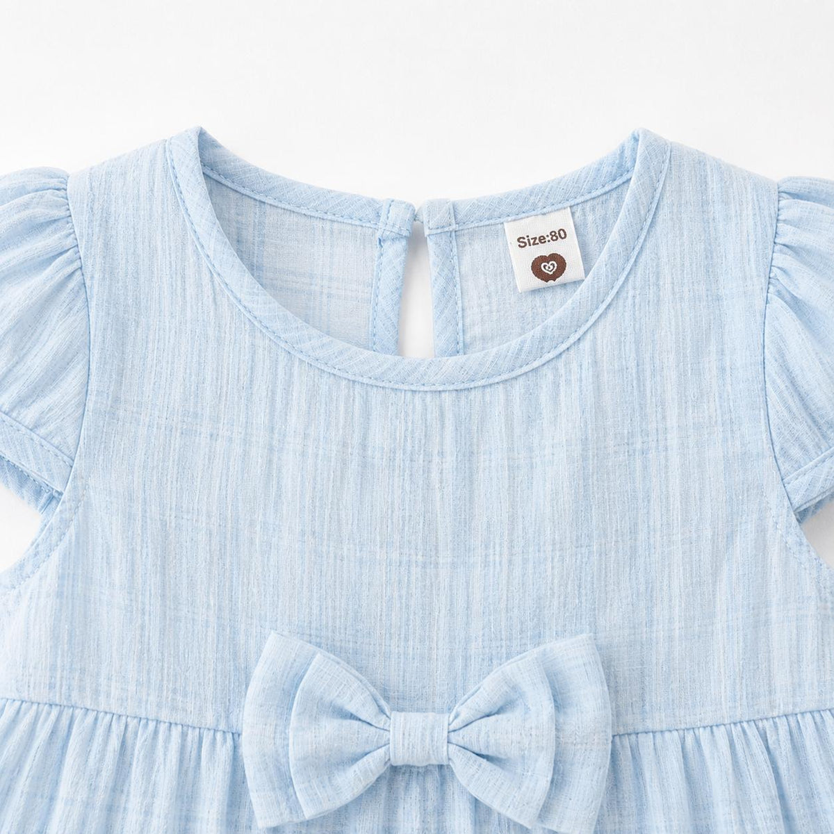 Textured Short Sleeve Dress