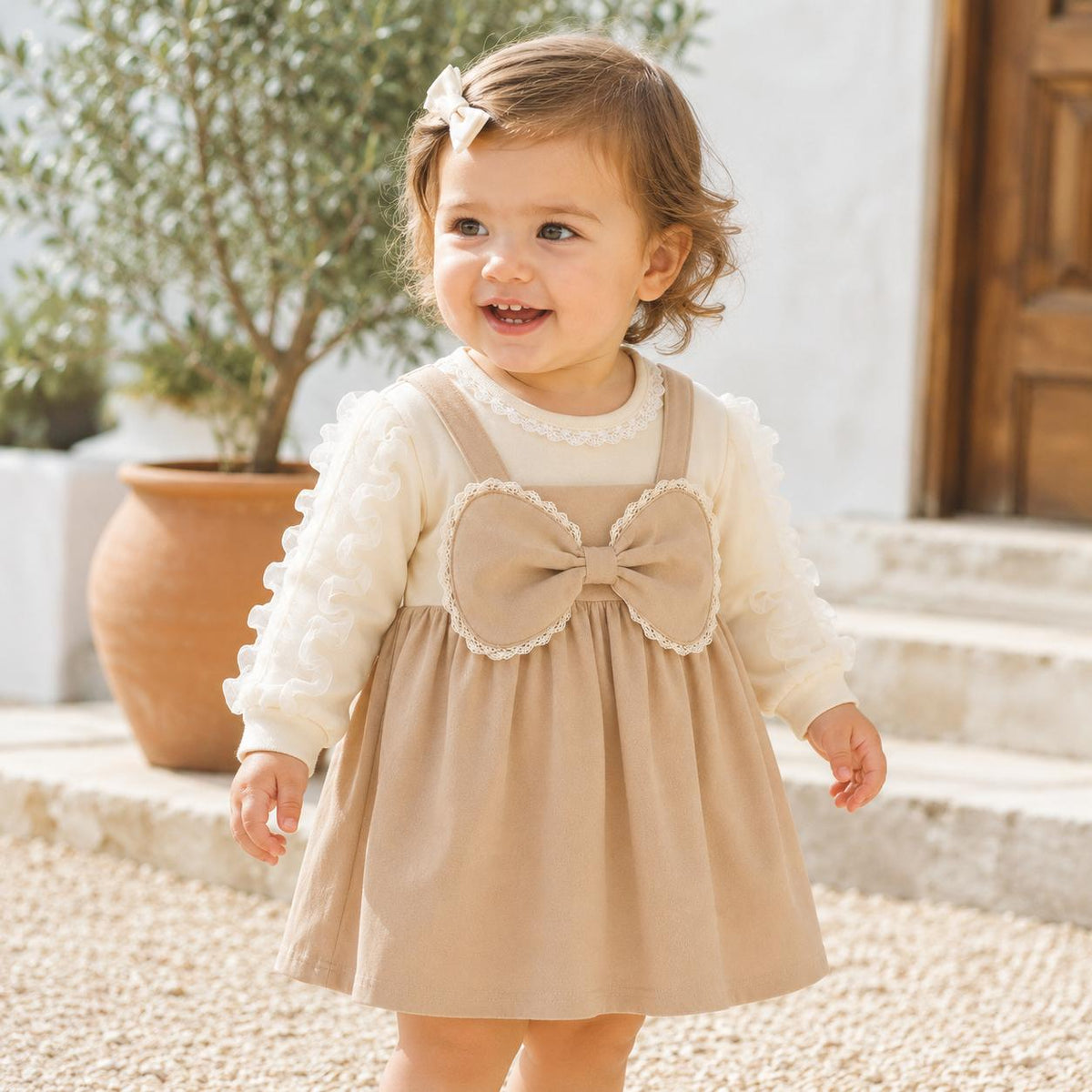 Layered Lace Baby Dress