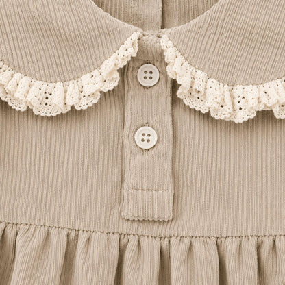 Blue Panel Baby Dress