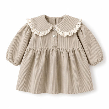 Blue Panel Baby Dress