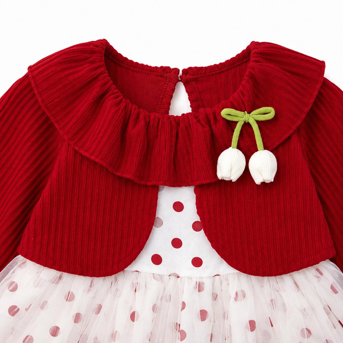Polka Dot Layered Dress