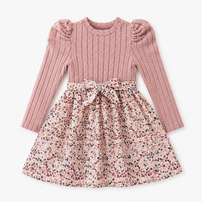 Dusty Rose Floral Dress