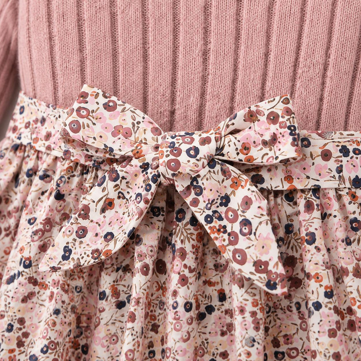 Dusty Rose Floral Dress