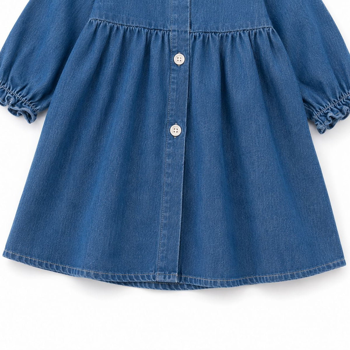 Long Sleeve Denim Baby Dress