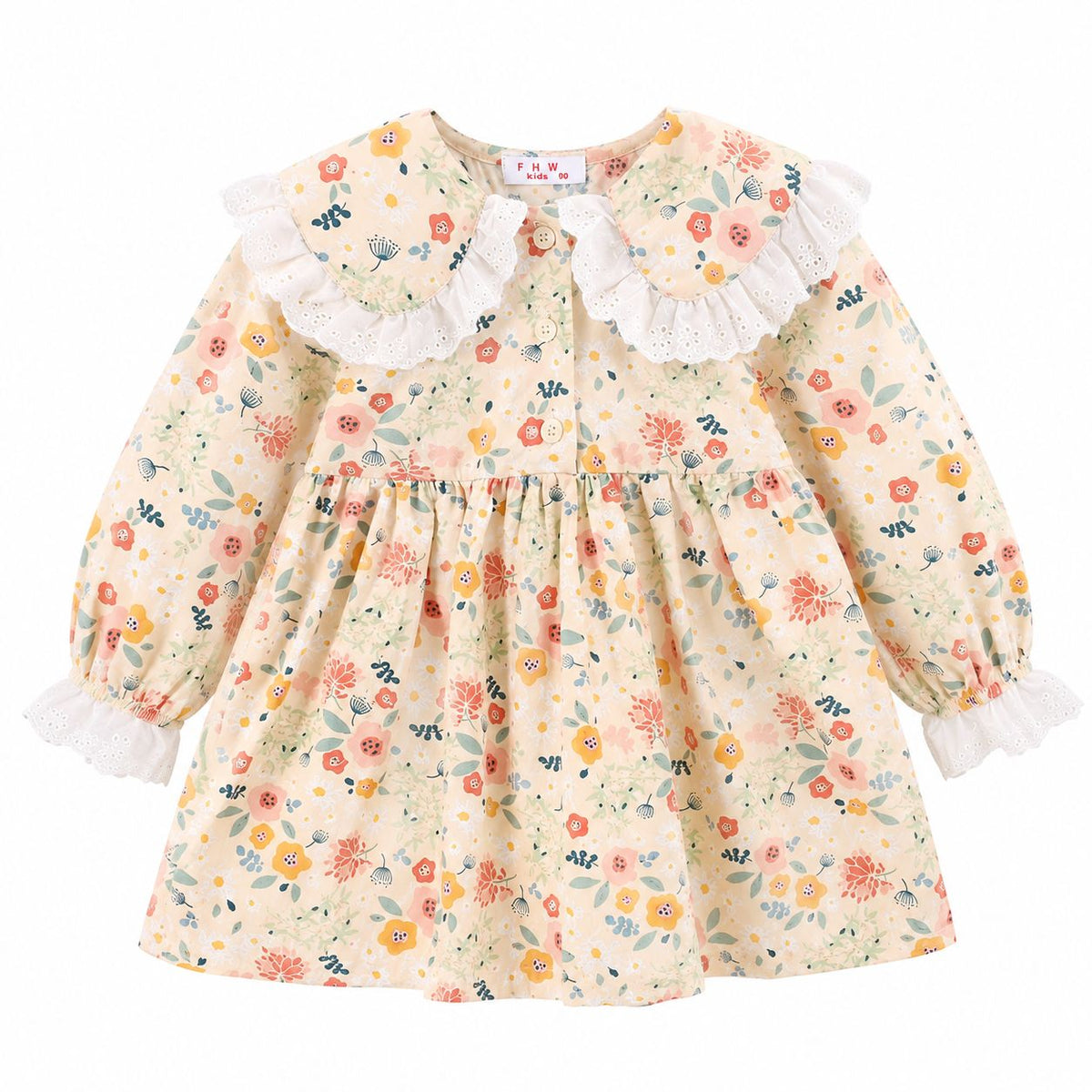 Long Sleeve Denim Baby Dress