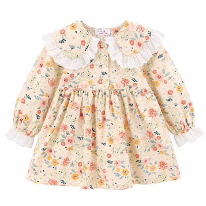 Long Sleeve Denim Baby Dress