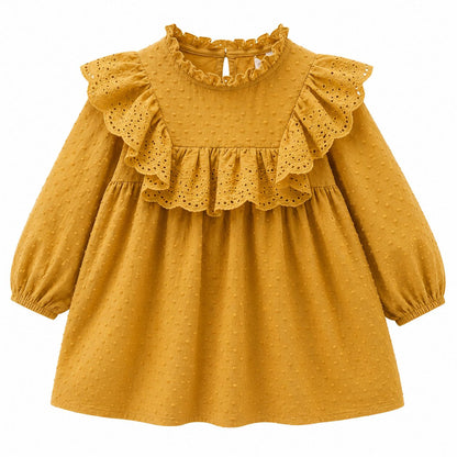 Long Sleeve Denim Baby Dress