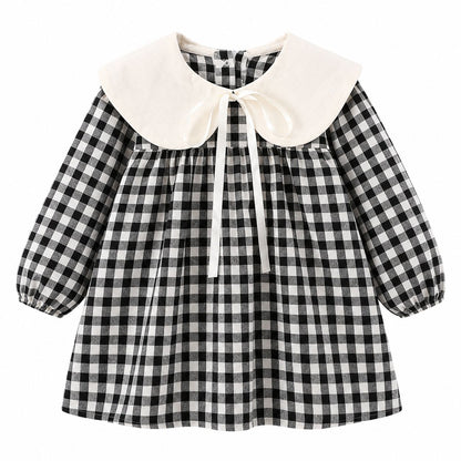 Long Sleeve Denim Baby Dress