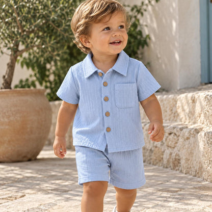 Short Sleeve Shirt and Shorts Set