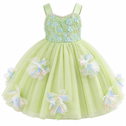 Floral Bodice Occasion Dress