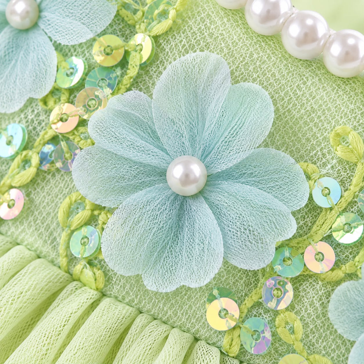 Floral Bodice Occasion Dress