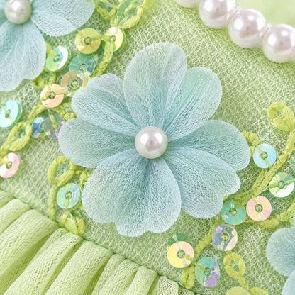 Floral Bodice Occasion Dress