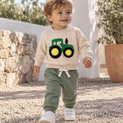 Bear Sweatshirt and Pants Set