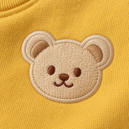 Sweatshirt and Pants Bear Set