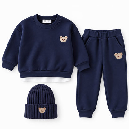 Sweatshirt and Pants Bear Set