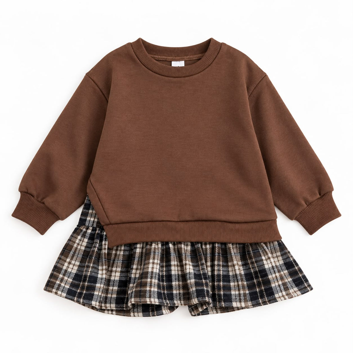 Sweatshirt and Pleated Skirt Set