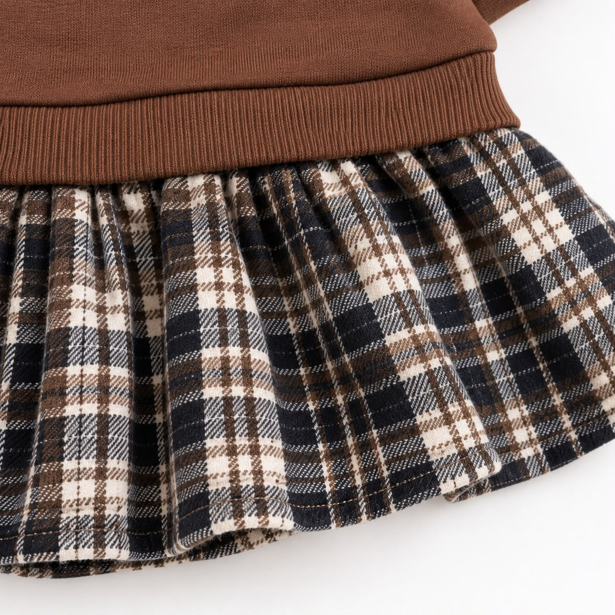 Sweatshirt and Pleated Skirt Set