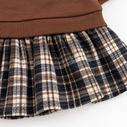 Sweatshirt and Pleated Skirt Set