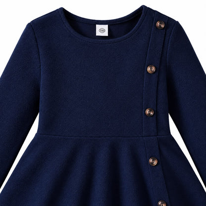 Classic Long Sleeve Toddler Dress