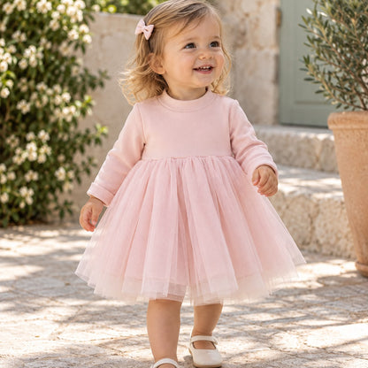 High Neck Tulle Dress