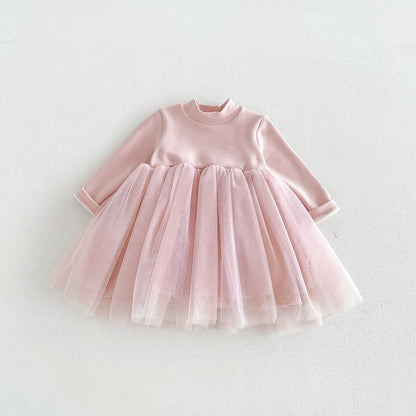 High Neck Tulle Dress