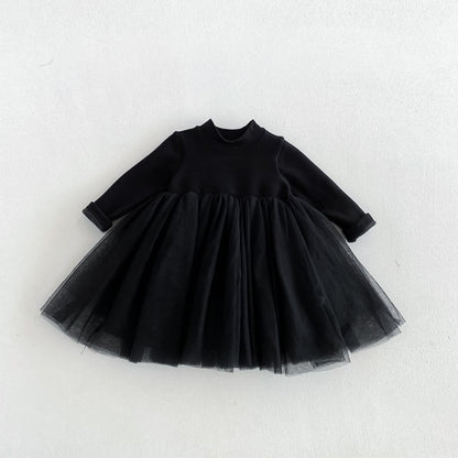 High Neck Tulle Dress